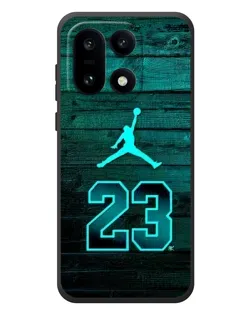 Чехол для OnePlus 15 с картинкой «Jordan Cyan 23»