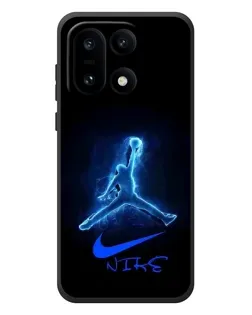 Чехол для OnePlus 15 с картинкой «Jordan Neon Blue»