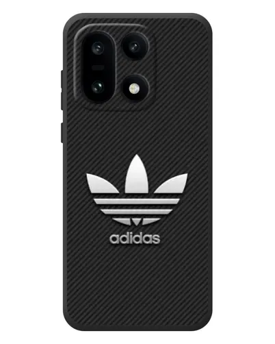 Чехол для OnePlus 15 с картинкой «Adidas Карбоновая текстура»