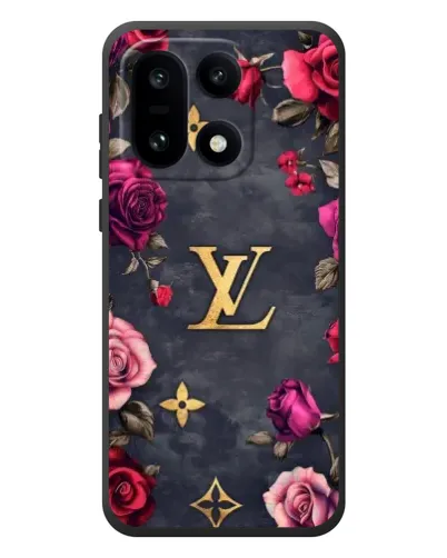 Чехол для OnePlus 15 с картинкой «Цветочный Louis Vuitton»