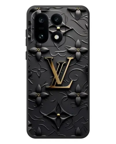 Чехол для OnePlus 15 с картинкой «Кожаная текстура LV»
