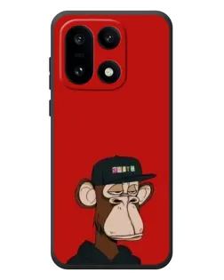 Чехол для OnePlus 15 с картинкой «Bored Ape — красный фон»