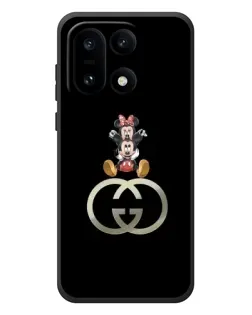 Чехол для OnePlus 15 с картинкой «Минни Маус на лого»