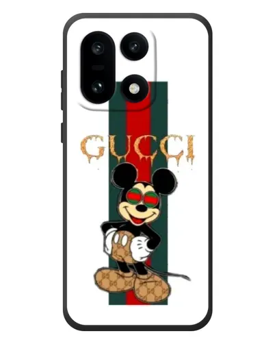 Чехол для OnePlus 15 с картинкой «Микки Маус Gucci — полосы»