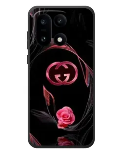 Чехол для OnePlus 15 с картинкой «Gucci — неоновая роза»