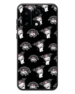 Чехол для OnePlus 15 с картинкой «Черный паттерн Kuromi» Чехол для OnePlus 15 с картинкой «Черный паттерн Kuromi»