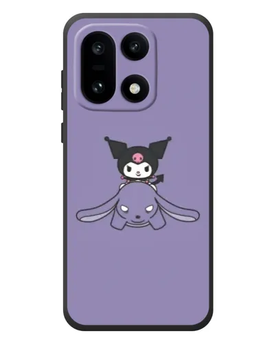 Чехол для OnePlus 15 с картинкой «Kuromi на лиловом фоне»
