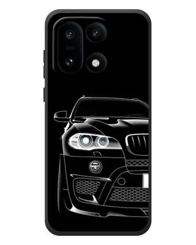 Чехол для OnePlus 15 с картинкой «Темный силуэт BMW»
