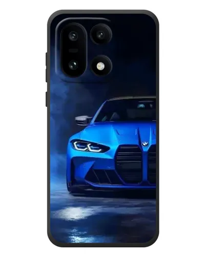 Чехол для OnePlus 15 с картинкой «Голубая BMW M4»