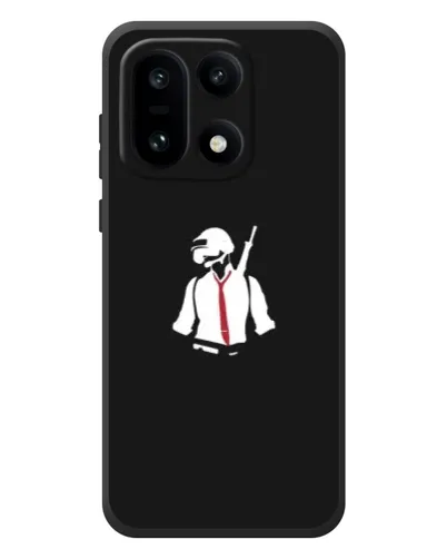 Чехол для OnePlus 15 с картинкой «PUBG — силуэт воина»