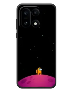Чехол для OnePlus 15 с картинкой «Одинокий герой на планете»