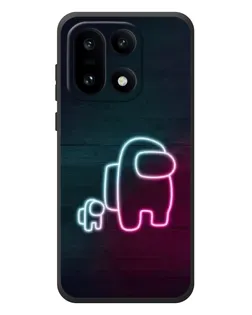 Чехол для OnePlus 15 с картинкой «Among Us неон-арт»