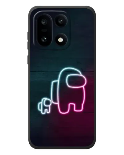 Чехол для OnePlus 15 с картинкой «Among Us неон-арт» Чехол для OnePlus 15 с картинкой «Among Us неон-арт»