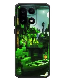 Чехол для OnePlus 15 с картинкой «Minecraft лесной пейзаж»
