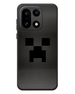 Чехол для OnePlus 15 с картинкой «Черный крипер градиент»