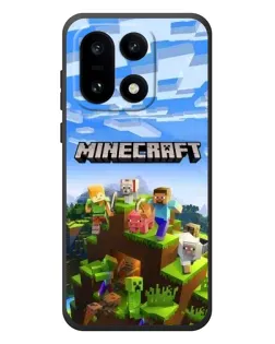 Чехол для OnePlus 15 с картинкой «Minecraft классический мир»