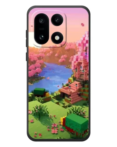 Чехол для OnePlus 15 с картинкой «Розовое дерево Minecraft» Чехол для OnePlus 15 с картинкой «Розовое дерево Minecraft»