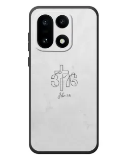 Чехол для OnePlus 15 с картинкой «Иоанна 3:16 Крест»