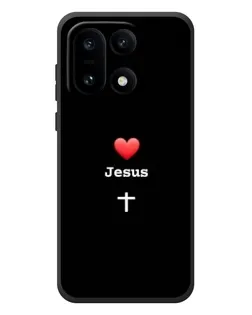 Чехол для OnePlus 15 с картинкой «Сердце - Jesus»
