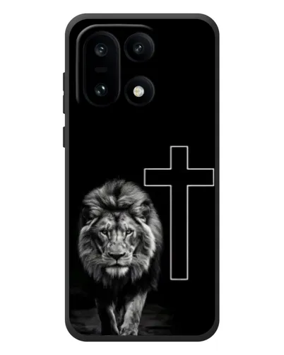 Чехол для OnePlus 15 с картинкой «Лев и Крест»