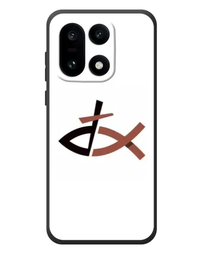 Чехол для OnePlus 15 с картинкой «Рыба и крест»
