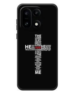 Чехол для OnePlus 15 с картинкой «Текстовый крест»