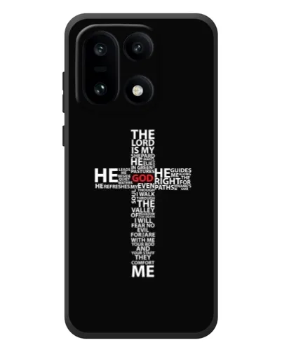 Чехол для OnePlus 15 с картинкой «Текстовый крест» Чехол для OnePlus 15 с картинкой «Текстовый крест»