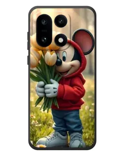 Чехол для OnePlus 15 с картинкой «Микки с тюльпанами»