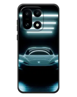 Чохол для OnePlus 15 з картинкою «Tesla в неоні» Чохол для OnePlus 15 з картинкою «Tesla в неоні»