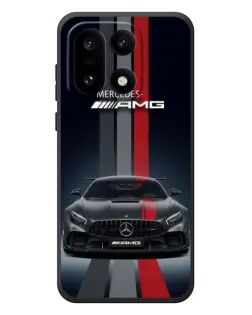 Чехол для OnePlus 15 с картинкой «Mercedes — белый карбон»