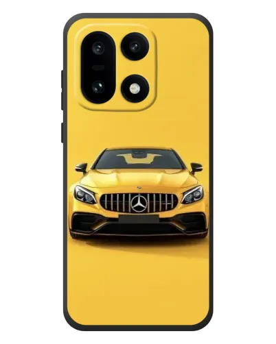 Чехол для OnePlus 15 с картинкой «Желтый Mercedes GT»
