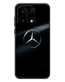 Чехол для OnePlus 15 с картинкой «Mercedes на металле»