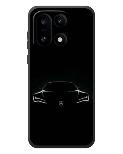 Чехол для OnePlus 15 с картинкой «Mercedes — силуэт авто» Чехол для OnePlus 15 с картинкой «Mercedes — силуэт авто»