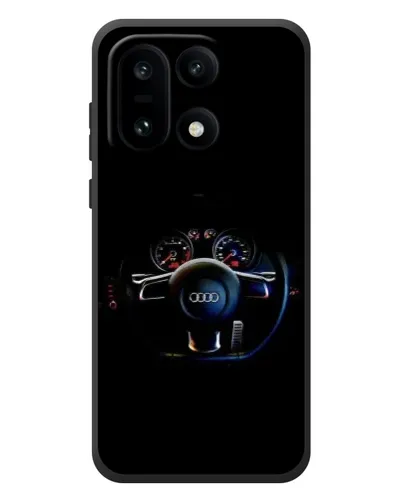 Чехол для OnePlus 15 с картинкой «Салон Audi — руль»