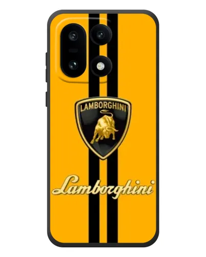 Чехол для OnePlus 15 с картинкой «Lamborghini Stripe желтый»