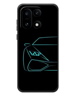 Чехол для OnePlus 15 с картинкой «Голубой силуэт Lamborghini» Чехол для OnePlus 15 с картинкой «Голубой силуэт Lamborghini»