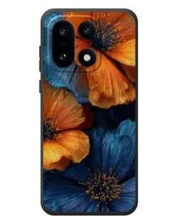 Чохол для OnePlus 15 з картинкою «Яскрава синьо-помаранчева флора» Чохол для OnePlus 15 з картинкою «Яскрава синьо-помаранчева флора»