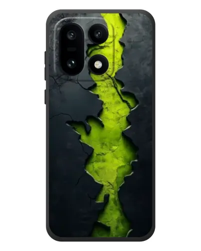 Чехол для OnePlus 15 с картинкой «Салатовый разлом скалы» Чехол для OnePlus 15 с картинкой «Салатовый разлом скалы»