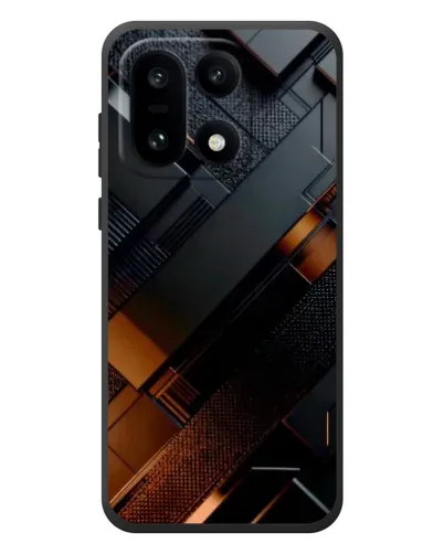 Чехол для OnePlus 15 с картинкой «Черные геометрические блоки» Чехол для OnePlus 15 с картинкой «Черные геометрические блоки»