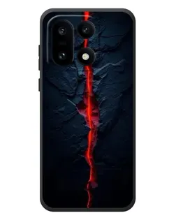 Чехол для OnePlus 15 с картинкой «Kрасная лавовая трещина»