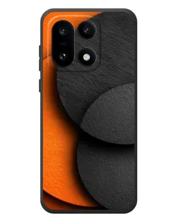 Чехол для OnePlus 15 с картинкой «Геометрия оранжевых кругов»