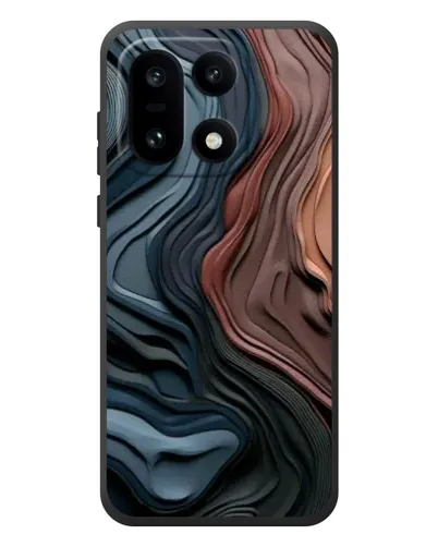 Чехол для OnePlus 15 с картинкой «Цветные волны каньона» Чехол для OnePlus 15 с картинкой «Цветные волны каньона»