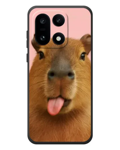 Чехол для OnePlus 15 с картинкой «Капибара с языком»