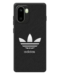 Чехол для OnePlus 15R с картинкой «Adidas Карбоновая текстура»