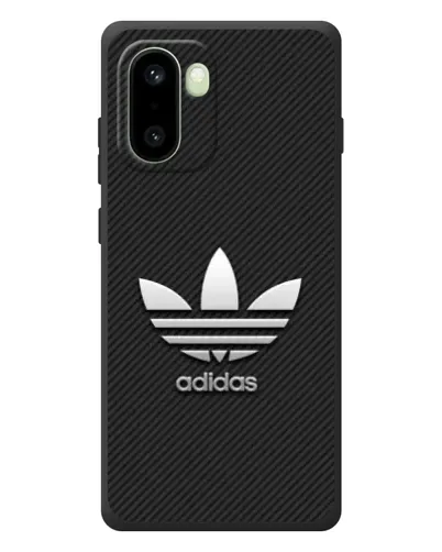 Чехол для OnePlus 15R с картинкой «Adidas Карбоновая текстура»