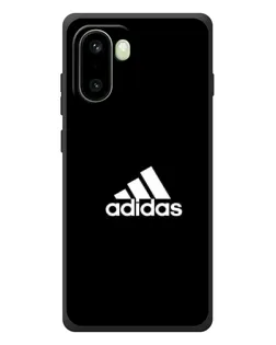Чехол для OnePlus 15R с картинкой «Черная классика Adidas»