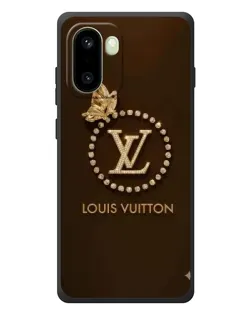 Чохол для OnePlus 15R з картинкою «LV — золота печатка»