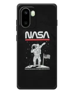 Чохол для OnePlus 15R з картинкою «NASA — крокуємо по Місяцю»