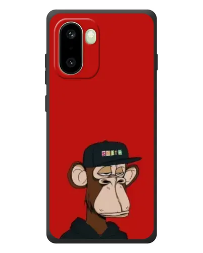 Чехол для OnePlus 15R с картинкой «Bored Ape — красный фон» Чехол для OnePlus 15R с картинкой «Bored Ape — красный фон»