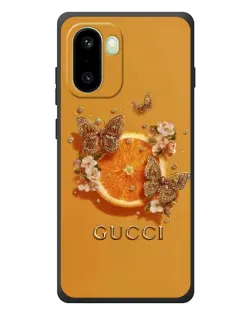 Чохол для OnePlus 15R з картинкою «Gucci — золоті метелики» Чохол для OnePlus 15R з картинкою «Gucci — золоті метелики»